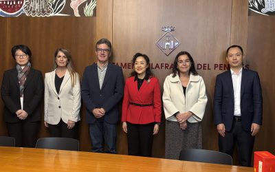 Vilafranca rep la delegació de Luzhou en el marc del programa de Diplomàcia Municipal