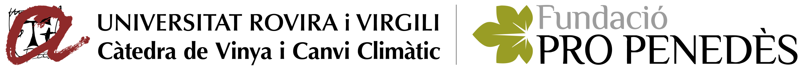 logotip catedra vi canvi climatic + fundacio pro penedes-01